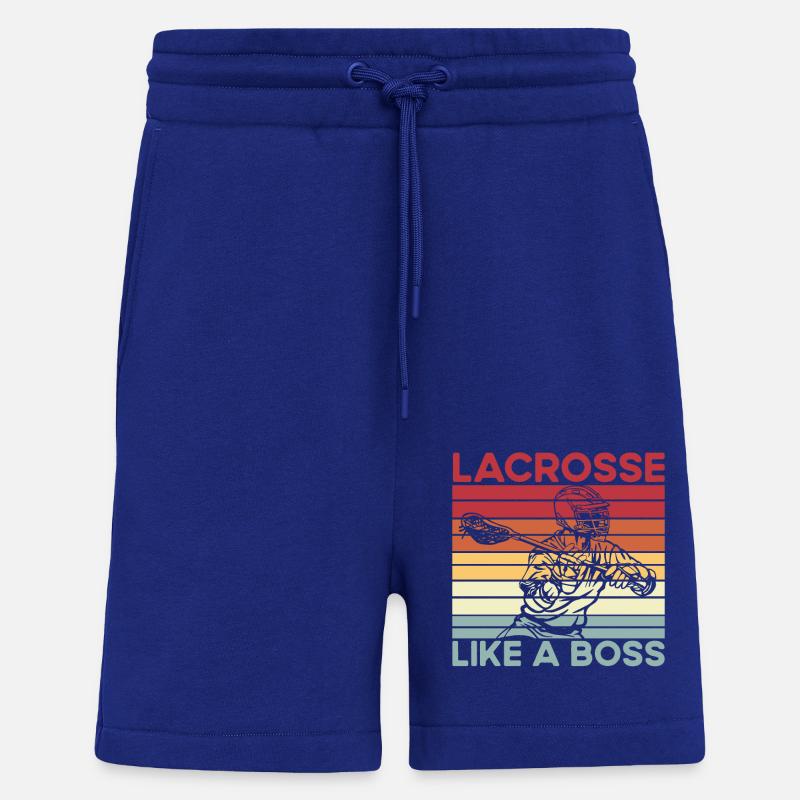 Lacrosse like a Boss - Shorts - made by SPREAD - Iconic Blue