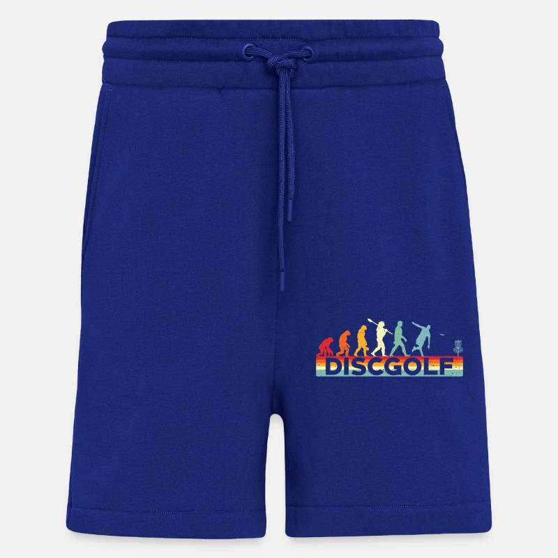 Disc Golf Evolution Disc Golf - Short bio décontracté fabriqué en UE - Iconic Blue
