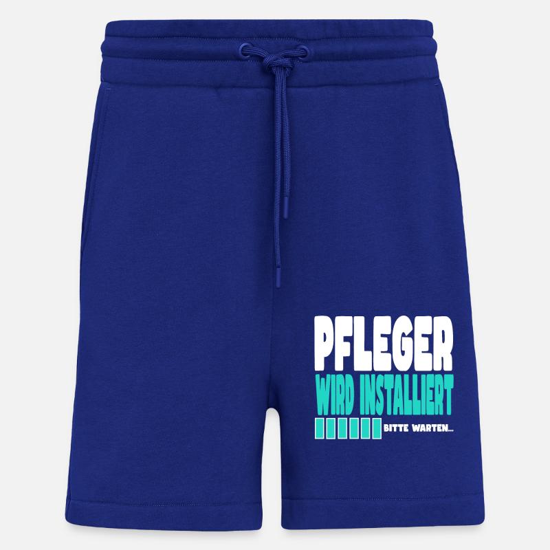 Pfleger wird installiert - Shorts - made by SPREAD - Iconic Blue