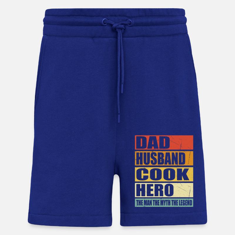 Vater Ehemann Koch Held - Shorts - made by SPREAD - Iconic Blue