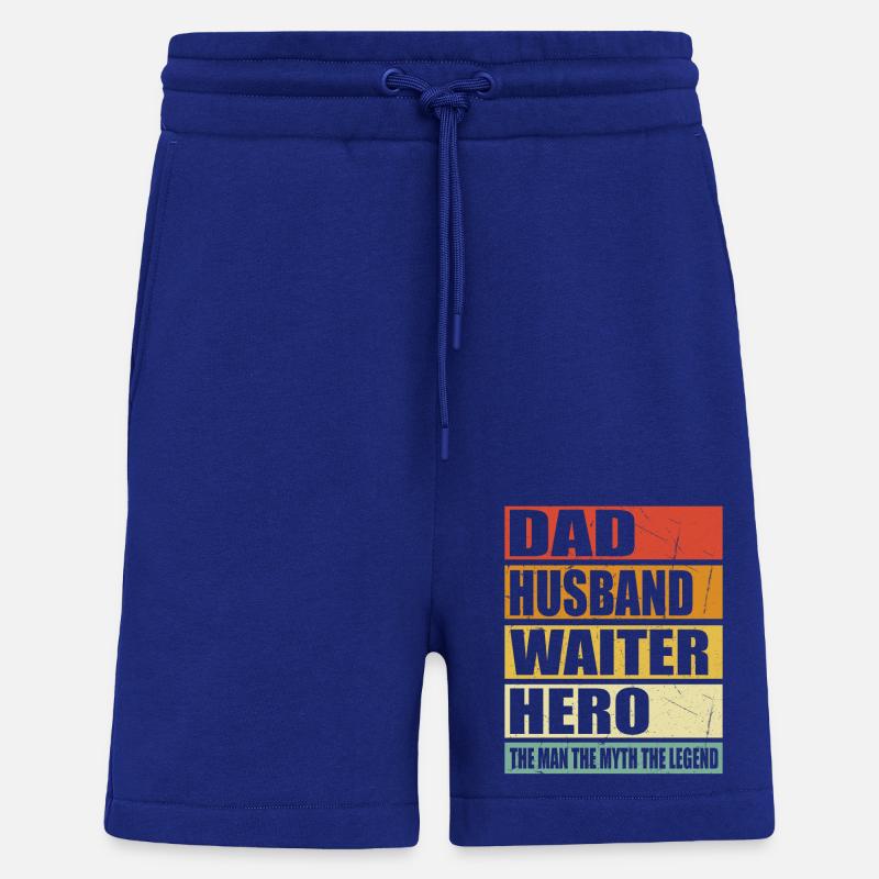Vater Ehemann Kellner Held - Shorts - made by SPREAD - Iconic Blue