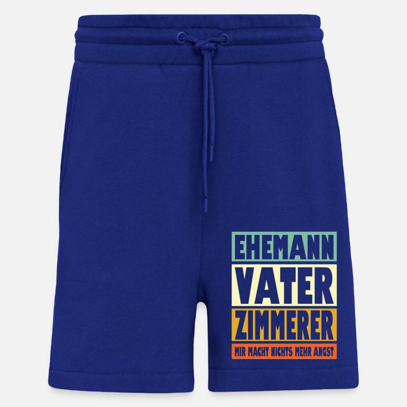 Zimmerer Vater Ehemann Held - Shorts - made by SPREAD - Iconic Blue