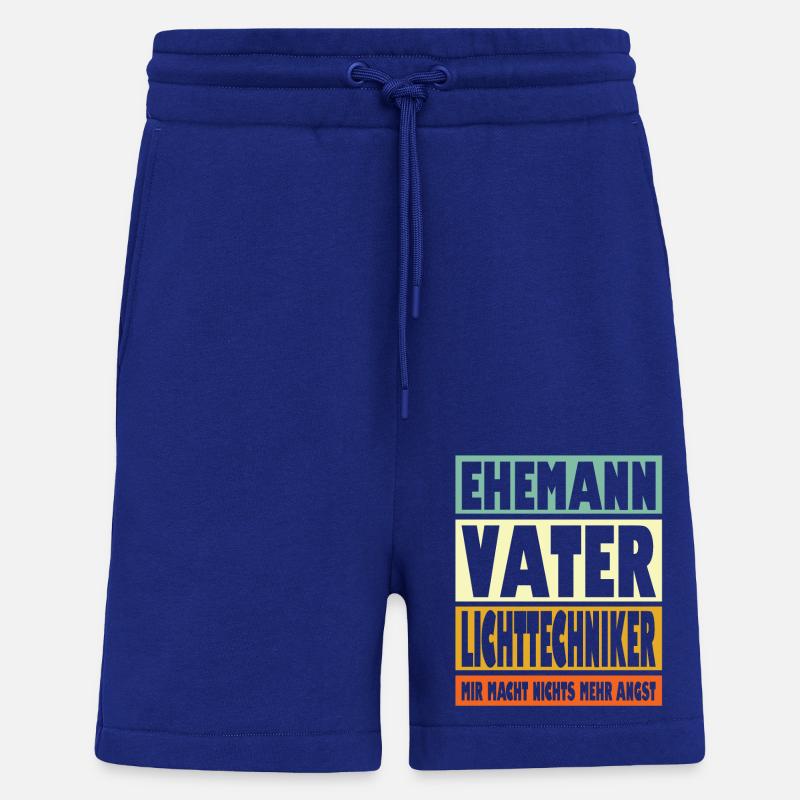 Lichttechniker Vater Ehemann Held - Shorts - made by SPREAD - Iconic Blue