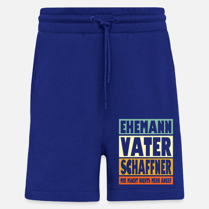 Schaffner Vater Ehemann Held - Shorts - made by SPREAD - Iconic Blue