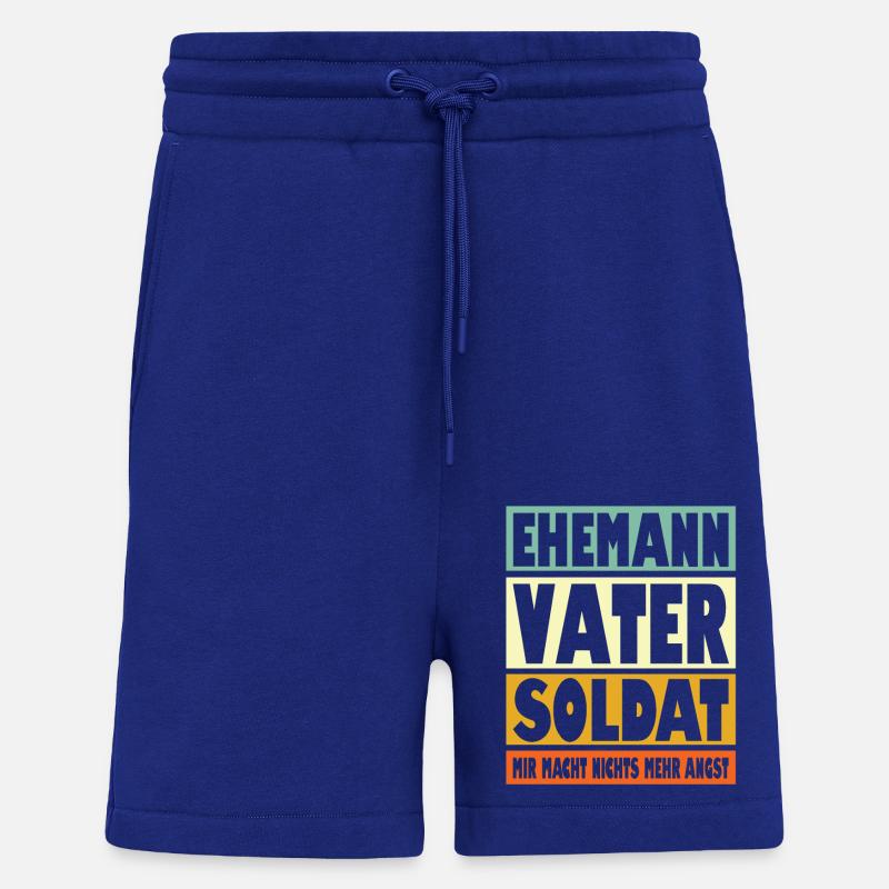 Soldat Vater Ehemann Held - Shorts - made by SPREAD - Iconic Blue