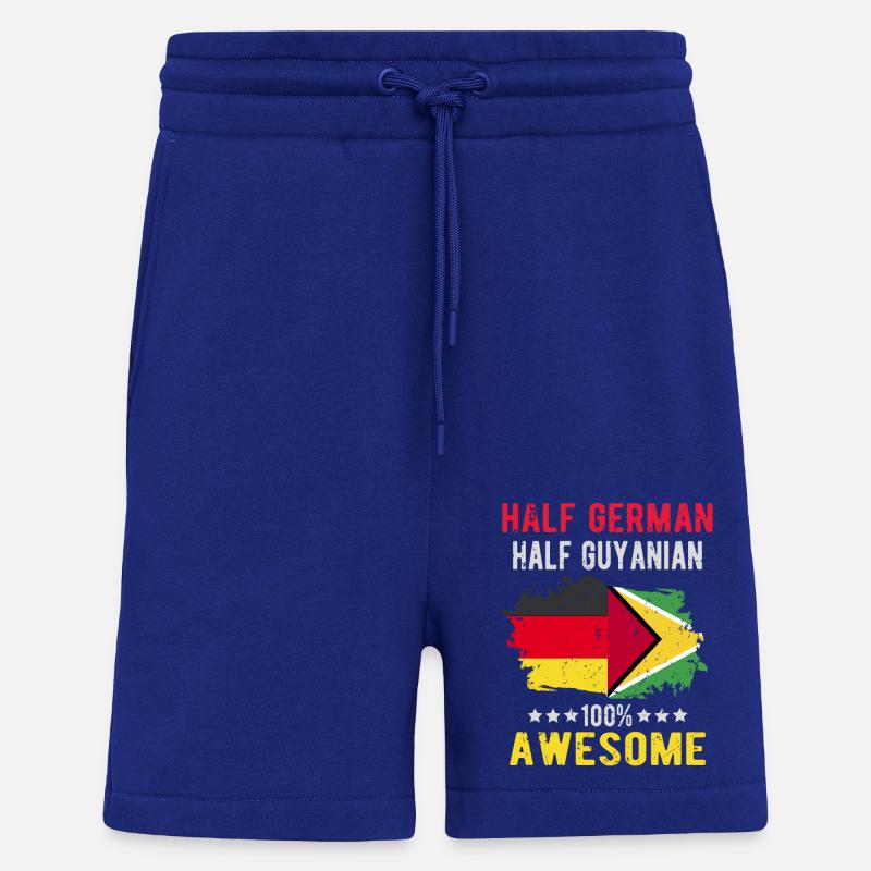 Half German Half Guyanese - Shorts - made by SPREAD - Iconic Blue