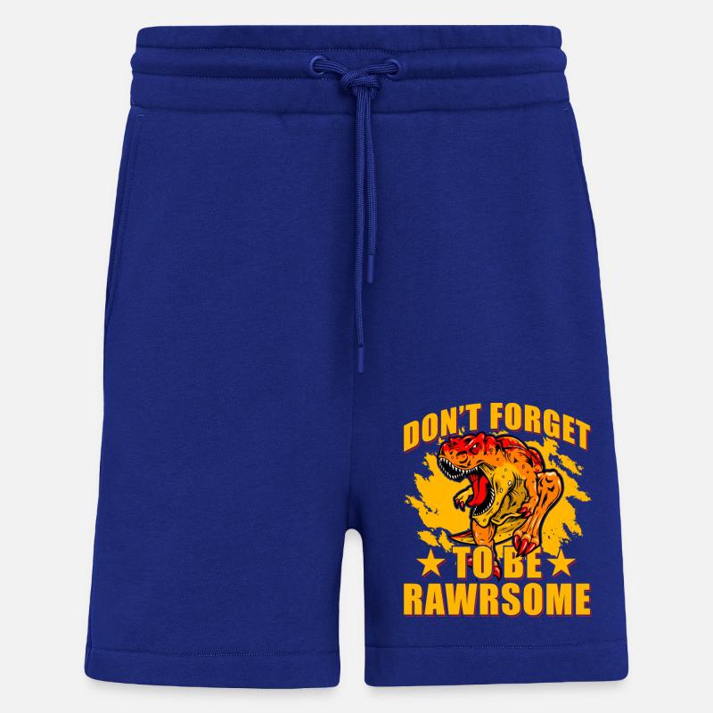 N’oubliez pas d’être Rawrsome - Short bio décontracté fabriqué en UE - Iconic Blue