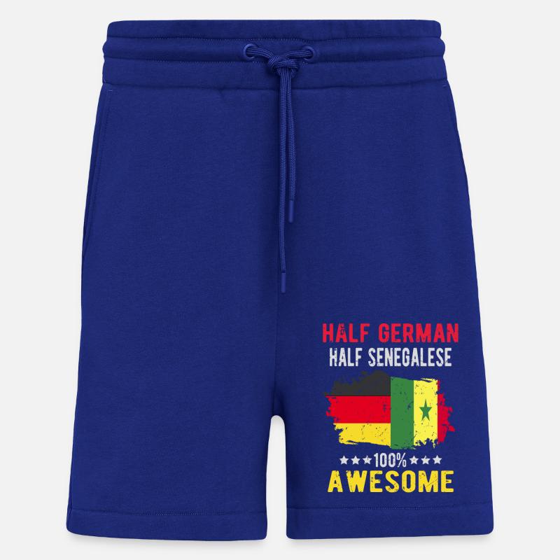 Halb Deutsch Halb Senegalese - Shorts - made by SPREAD - Iconic Blue