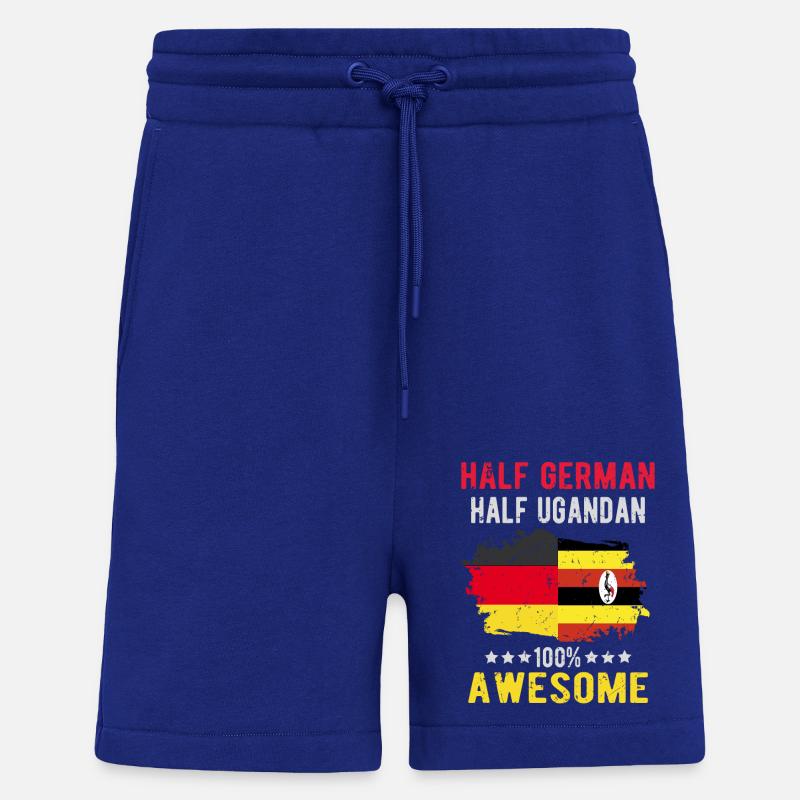 Half German half Ugandans - Shorts - made by SPREAD - Iconic Blue