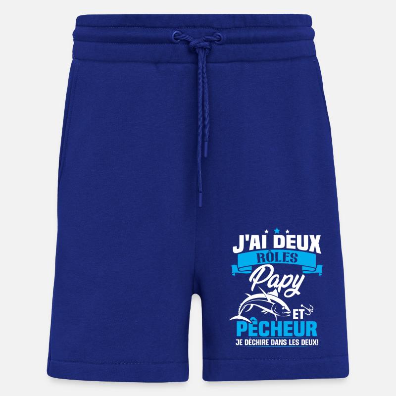 Papy Et pêcheur - Short bio décontracté fabriqué en UE - Iconic Blue