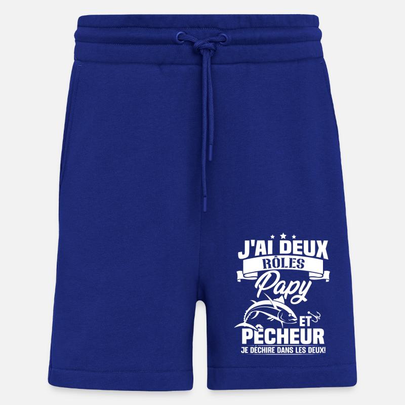 Papy Et pêcheur - Short bio décontracté fabriqué en UE - Iconic Blue