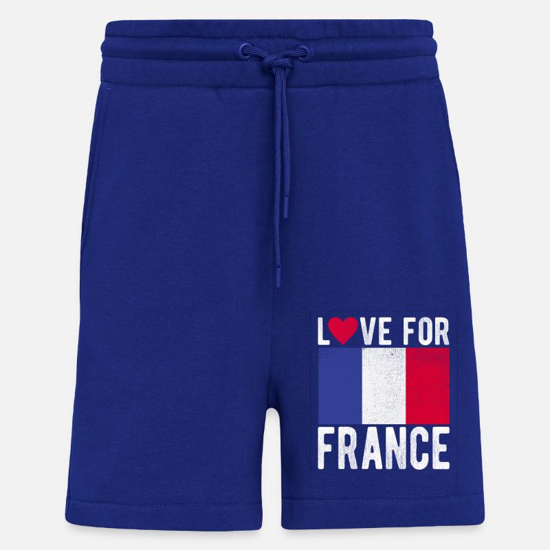 Frankreich Souvenir - Shorts - made by SPREAD - Iconic Blue