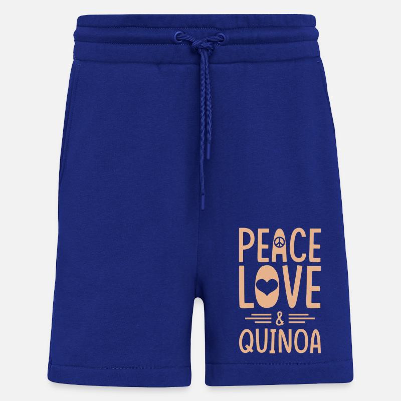 Quinoa Spruch - Shorts - made by SPREAD - Iconic Blue