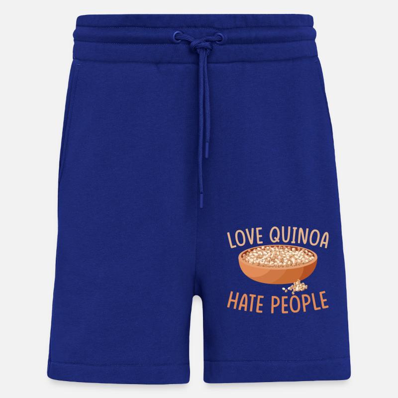 Quinoa Saying - Shorts - made by SPREAD - Iconic Blue