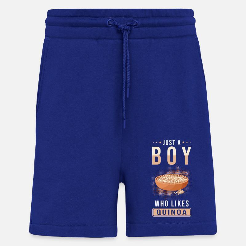 Quinoa Saying - Shorts - made by SPREAD - Iconic Blue