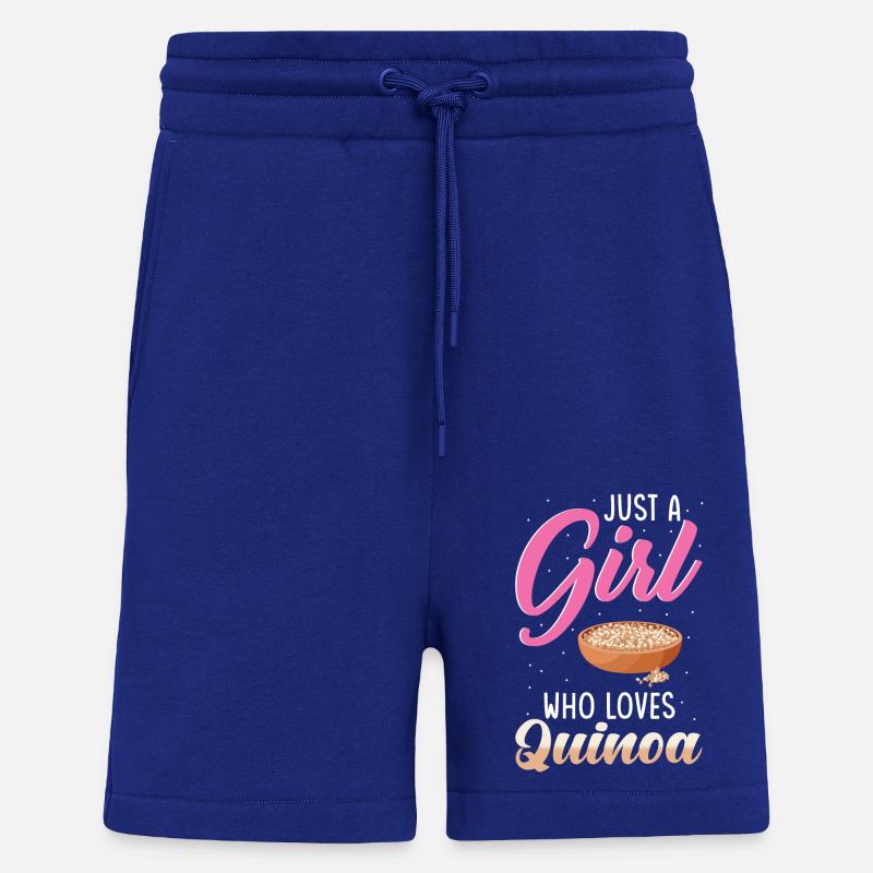 Quinoa Spruch - Shorts - made by SPREAD - Iconic Blue