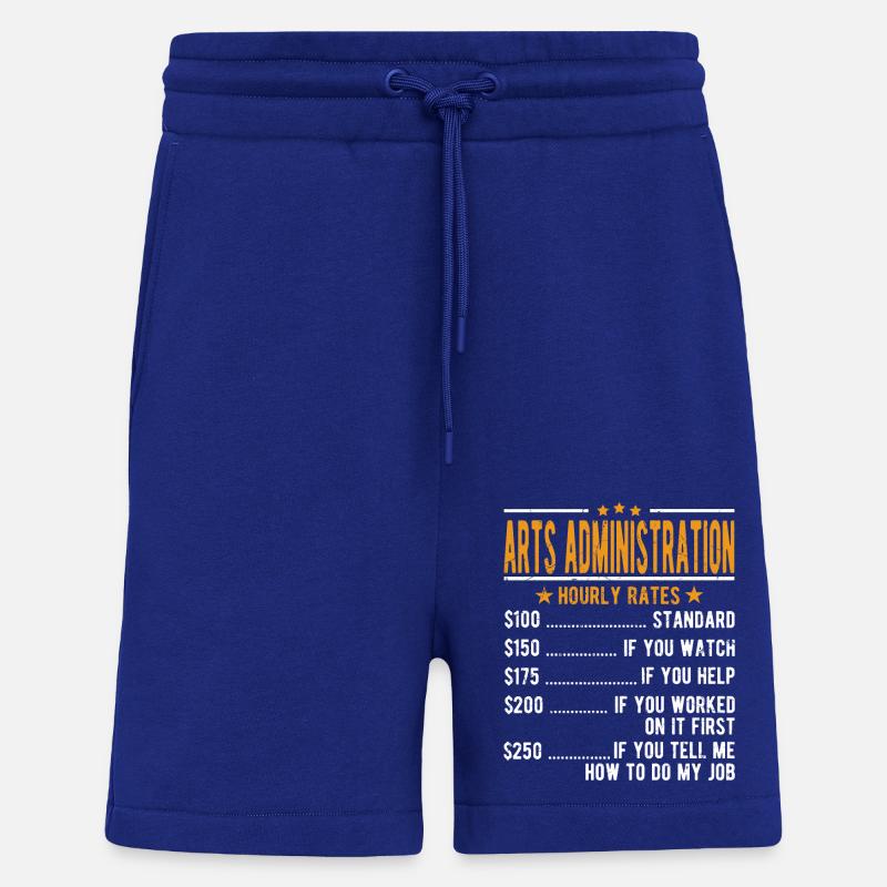 Art Administration Hourly wage - Shorts - made by SPREAD - Iconic Blue