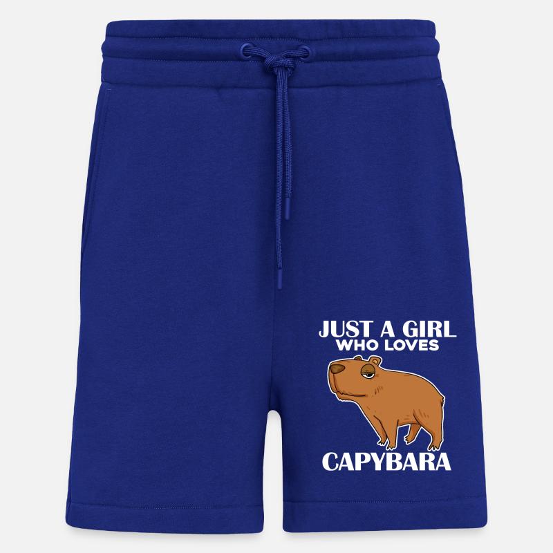 Capybara Mädchen Spruch - Shorts - made by SPREAD - Iconic Blue