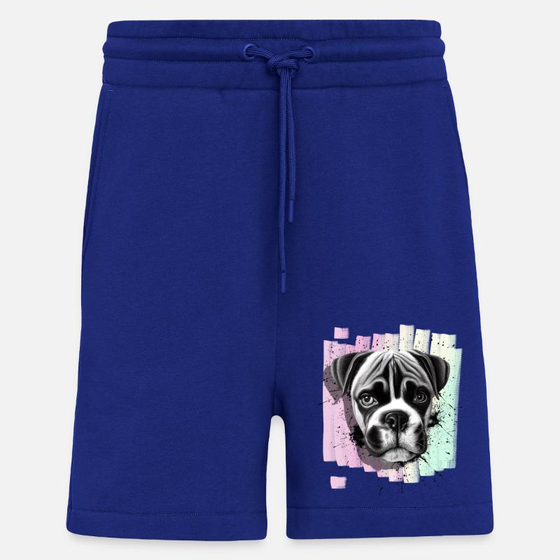 Boxer Hund - Shorts - made by SPREAD - Iconic Blue