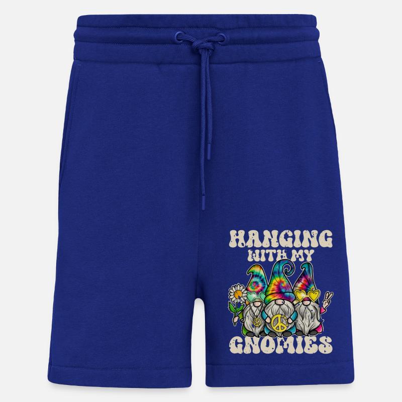 Hippie Gnomes Peace Tie Dye - Shorts - made by SPREAD - Iconic Blue