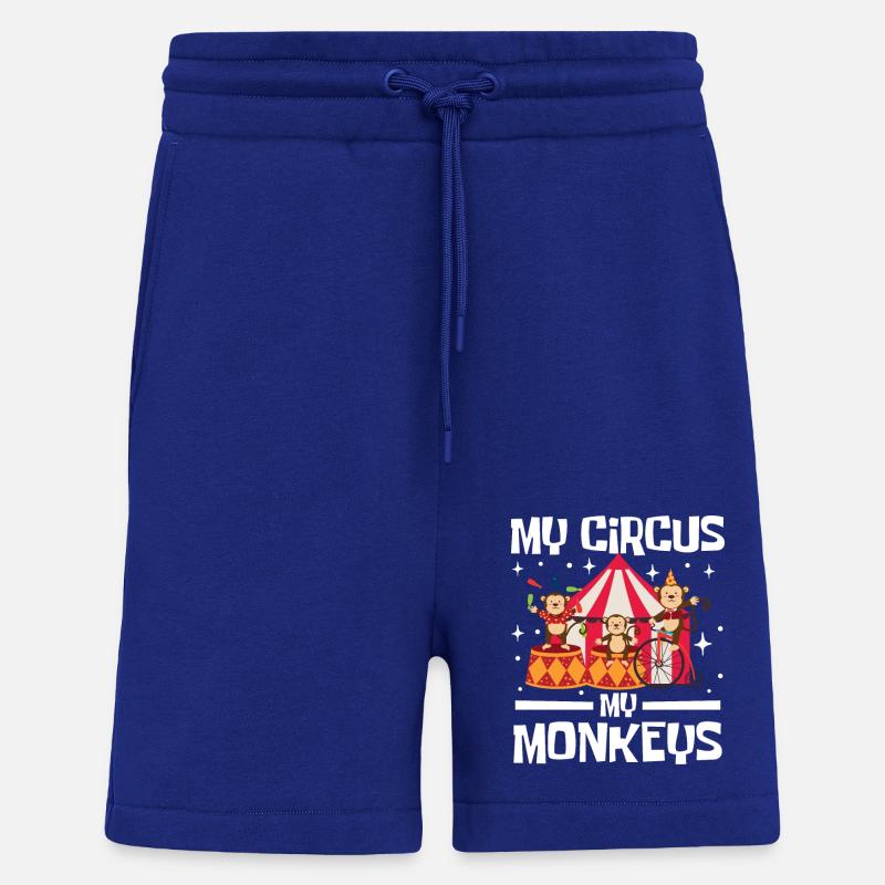 My Circus My Monkeys - Shorts - made by SPREAD - Iconic Blue