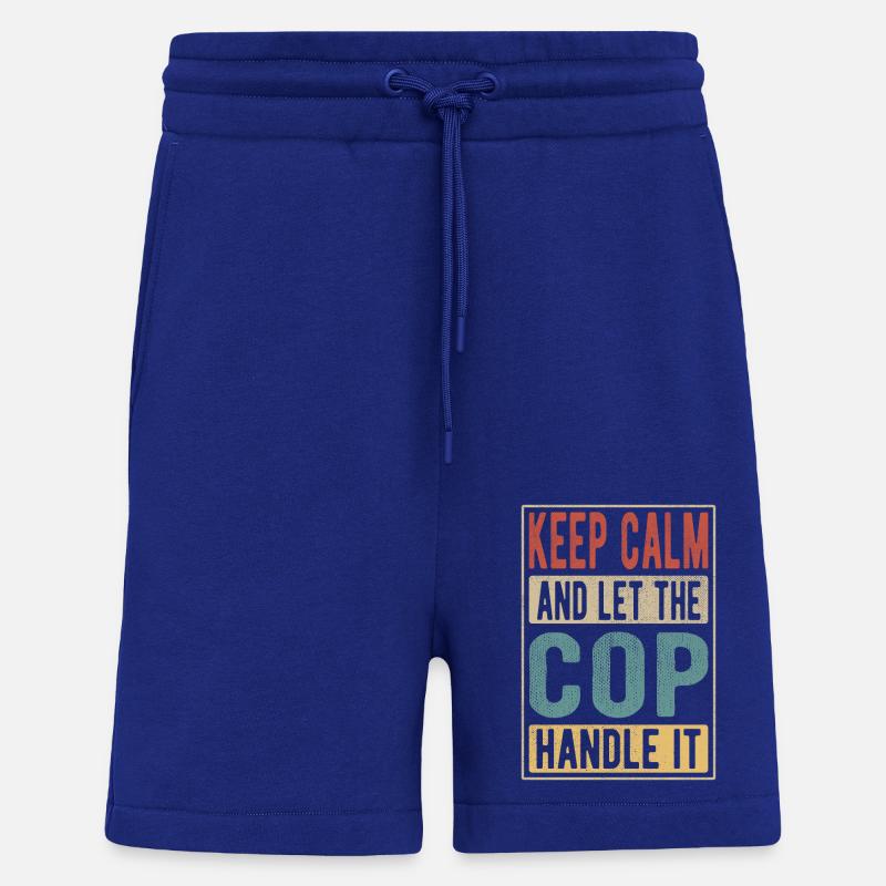 Polizist Retro Geschenk - Shorts - made by SPREAD - Iconic Blue