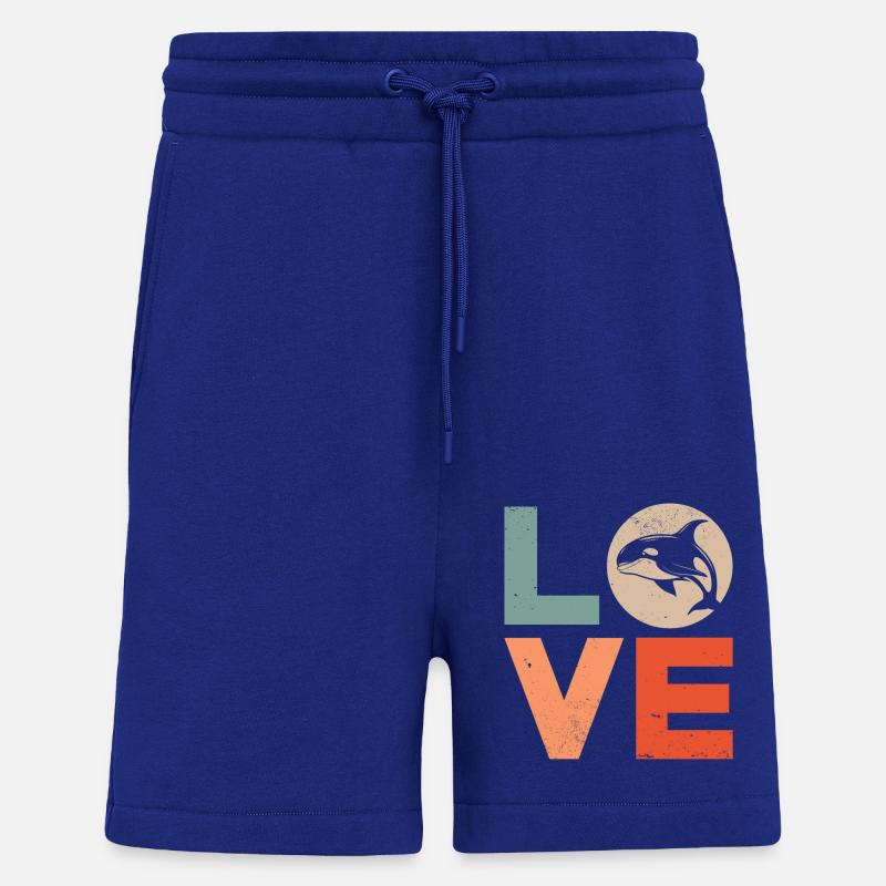 Wal Killerwal Orca Liebe - Shorts - made by SPREAD - Iconic Blue