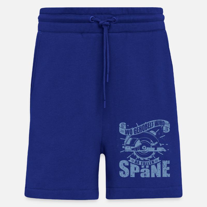 Wo gehobelt wird fallen Späne - Shorts - made by SPREAD - Iconic Blue