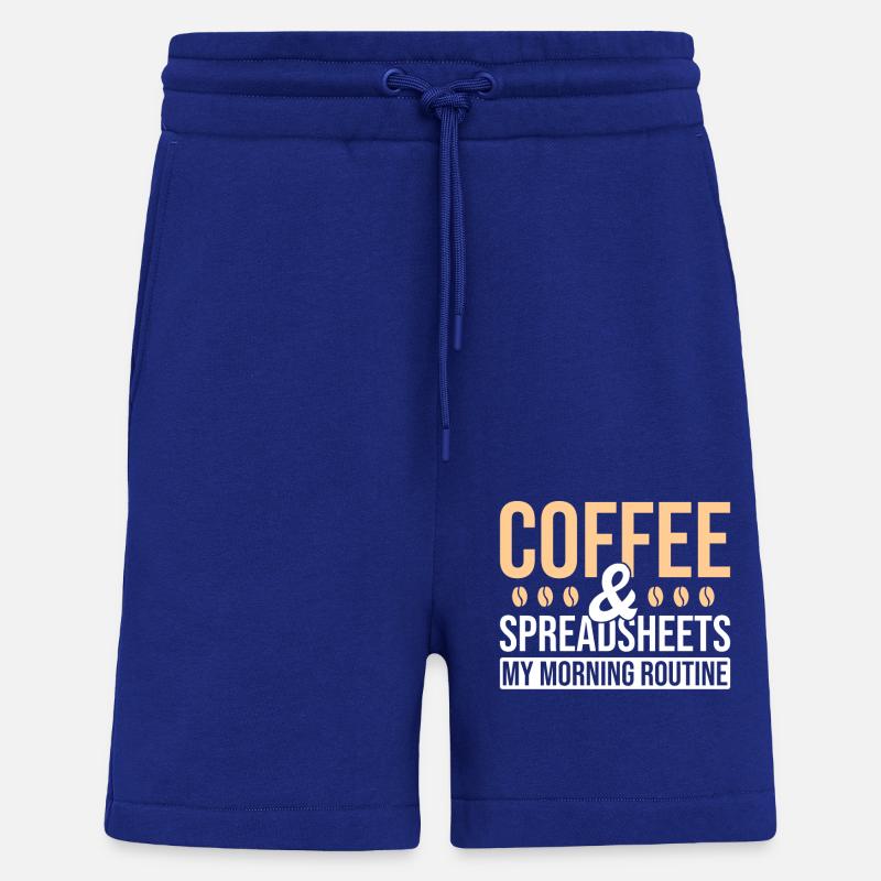 Buchhalter-tabellenkaffee - Shorts - made by SPREAD - Iconic Blue