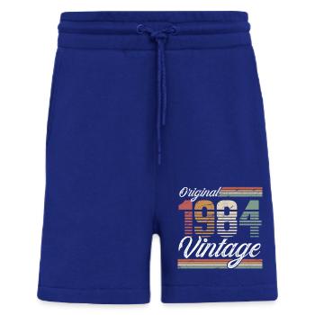 1984 Année de naissance 40e anniversaire Millésime - Short bio décontracté fabriqué en UE - Iconic Blue - Devant