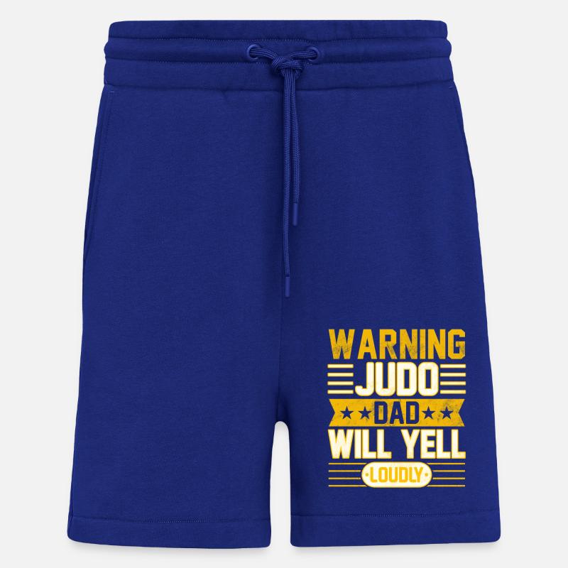 Warnung: Judo-Papa wird laut schreien - Shorts - made by SPREAD - Iconic Blue