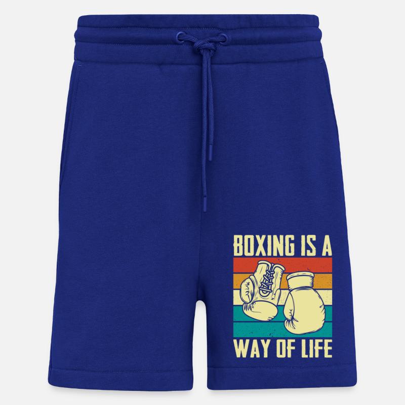 Boxen ist eine Lebenseinstellung - Shorts - made by SPREAD - Iconic Blue