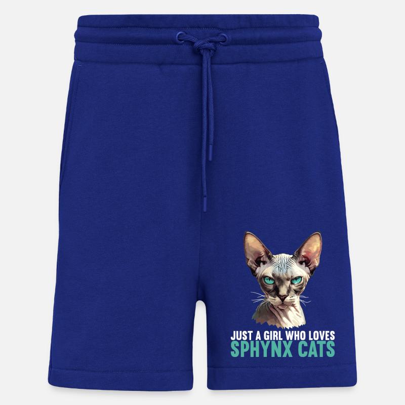 Sphynx Kätzchen Sphynx Katze - Shorts - made by SPREAD - Iconic Blue