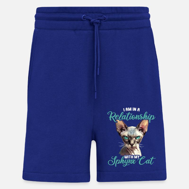 Sphynx Kätzchen Sphynx Katze - Shorts - made by SPREAD - Iconic Blue