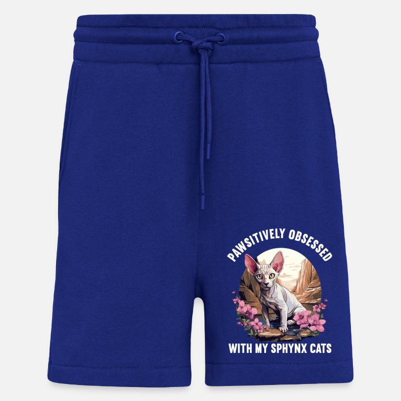 Sphynx Kitten Sphynx Cat - Shorts - made by SPREAD - Iconic Blue