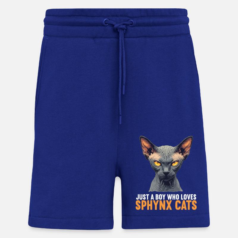 Sphynx Kätzchen Sphynx Katze - Shorts - made by SPREAD - Iconic Blue
