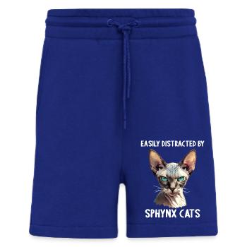 Sphynx Kätzchen Sphynx Katze - Shorts - made by SPREAD - Iconic Blue - Vorne
