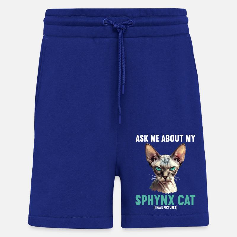 Sphynx Kitten Sphynx Cat - Shorts - made by SPREAD - Iconic Blue