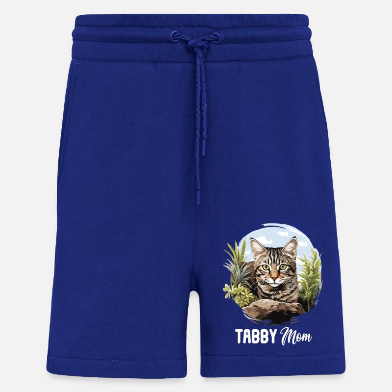 Chaton tigré chat tigré - Short bio décontracté fabriqué en UE - Iconic Blue