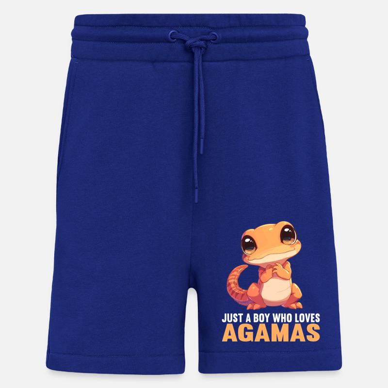 Agamen Agame - Short bio décontracté fabriqué en UE - Iconic Blue