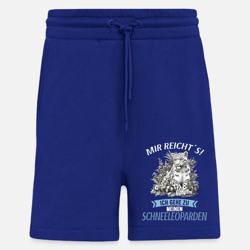 Snow Leopard Schneeleoparden Schneeleopard - Shorts - made by SPREAD - Iconic Blue
