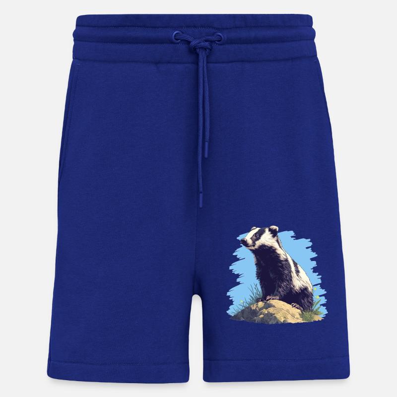 Blaireau Dachse Dachs - Short bio décontracté fabriqué en UE - Iconic Blue
