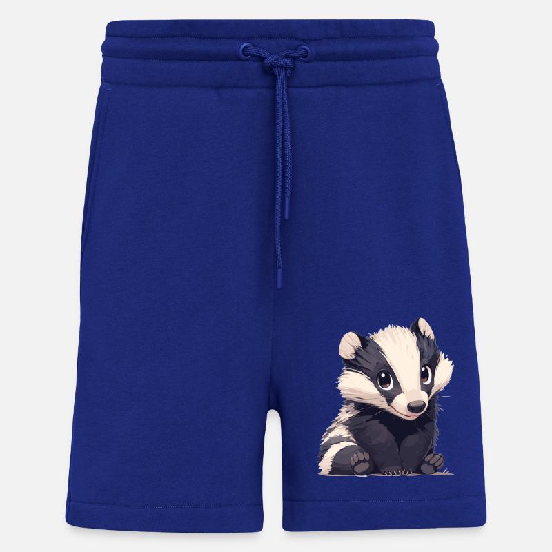 Blaireau Dachse Dachs - Short bio décontracté fabriqué en UE - Iconic Blue