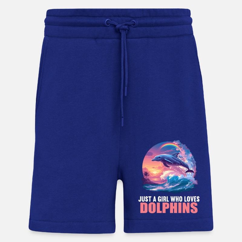 Dolphin Delfine Delfin - Shorts - made by SPREAD - Iconic Blue