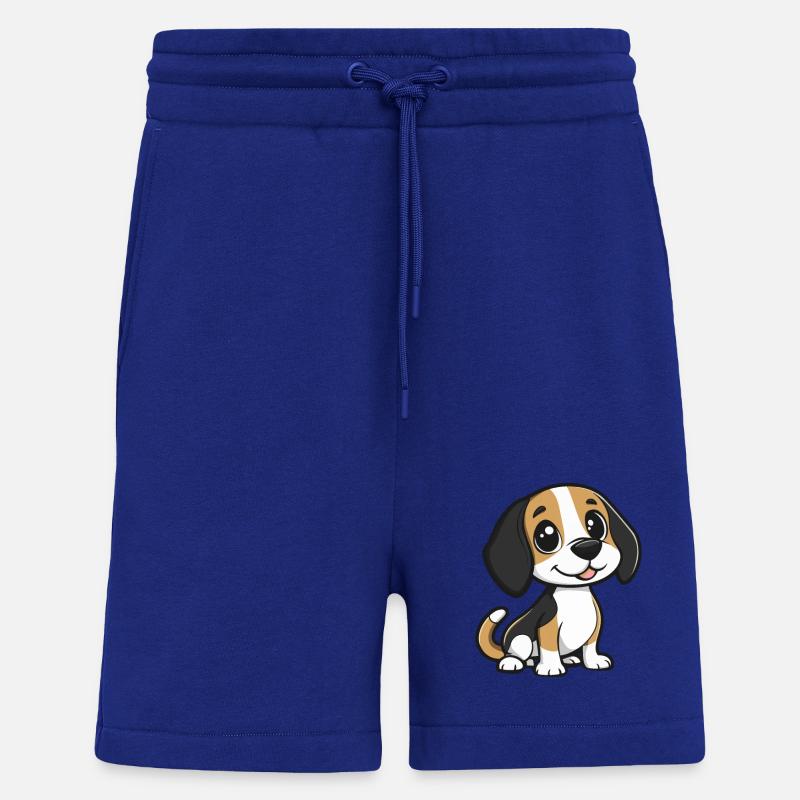 Beagle Dog Comic Cute - Shorts - made by SPREAD - Iconic Blue