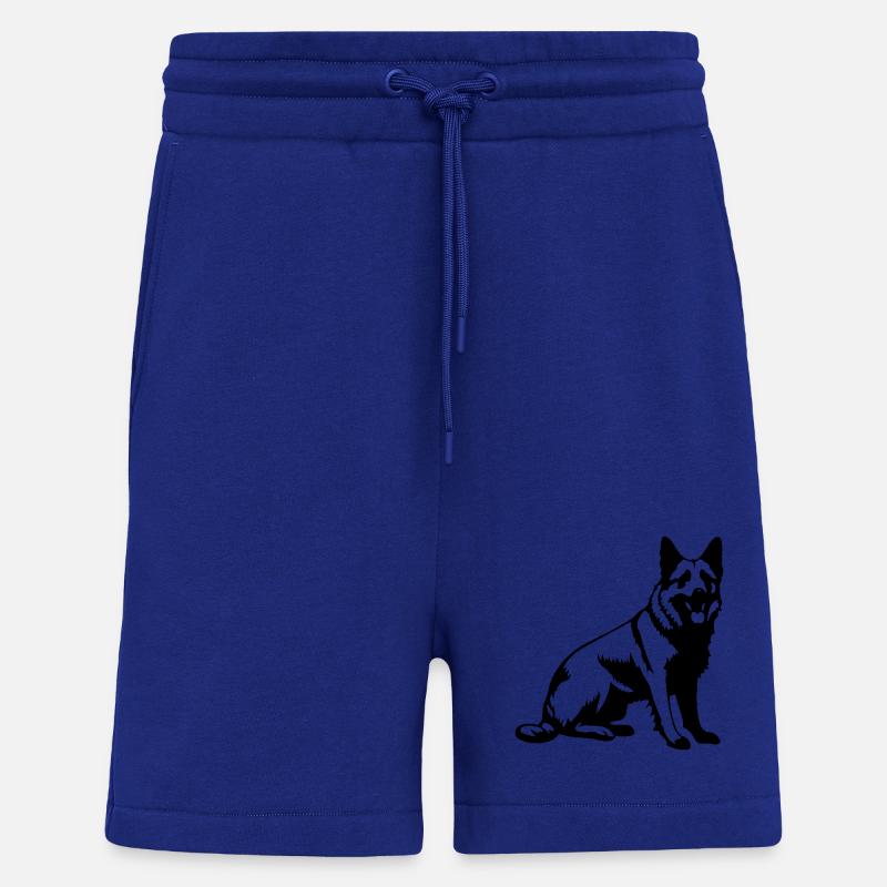 German Shepherd Hund - Shorts - made by SPREAD - Iconic Blue