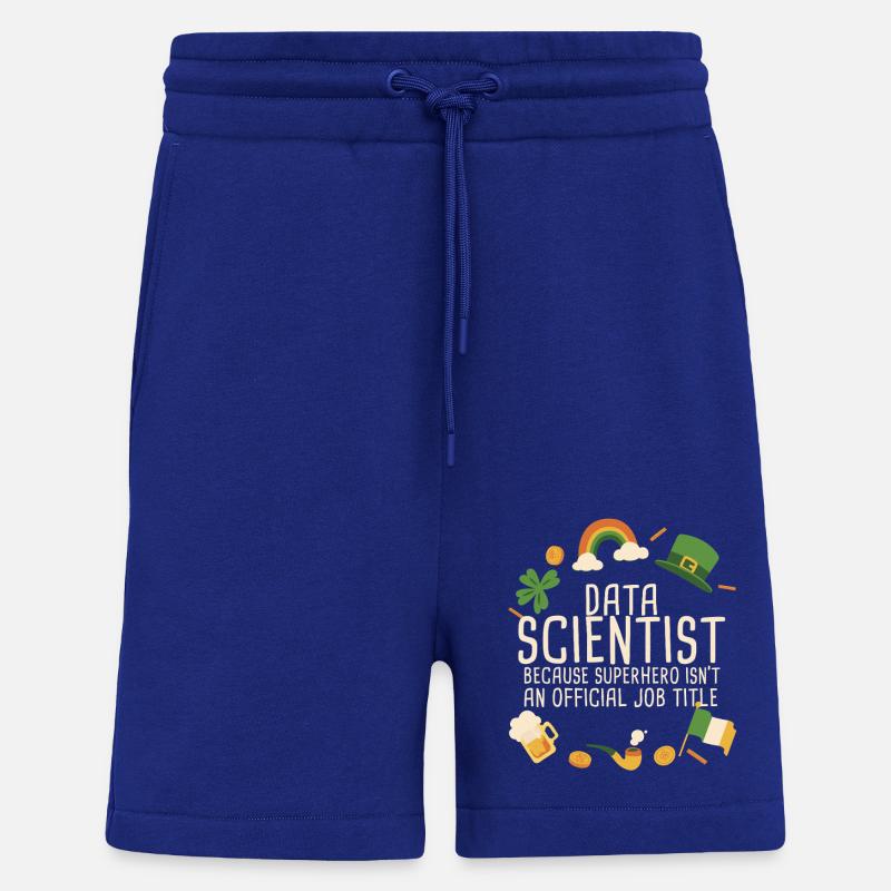 Data Scientist Saint-Patrick - Short bio décontracté fabriqué en UE - Iconic Blue