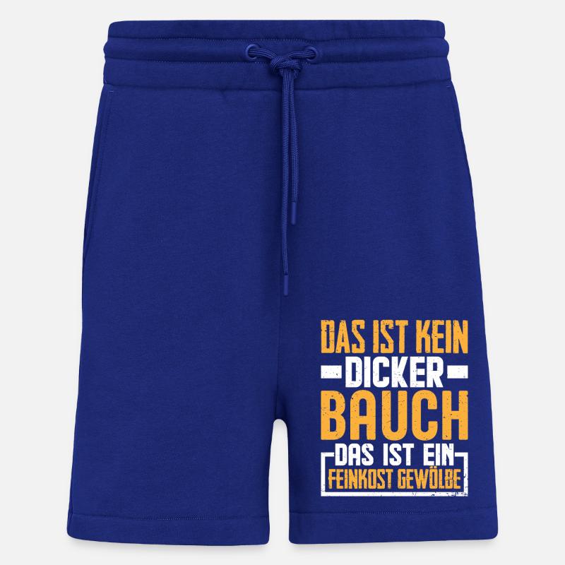 Dicker Bauch Lustig Spruch Geschenk - Shorts - made by SPREAD - Iconic Blue