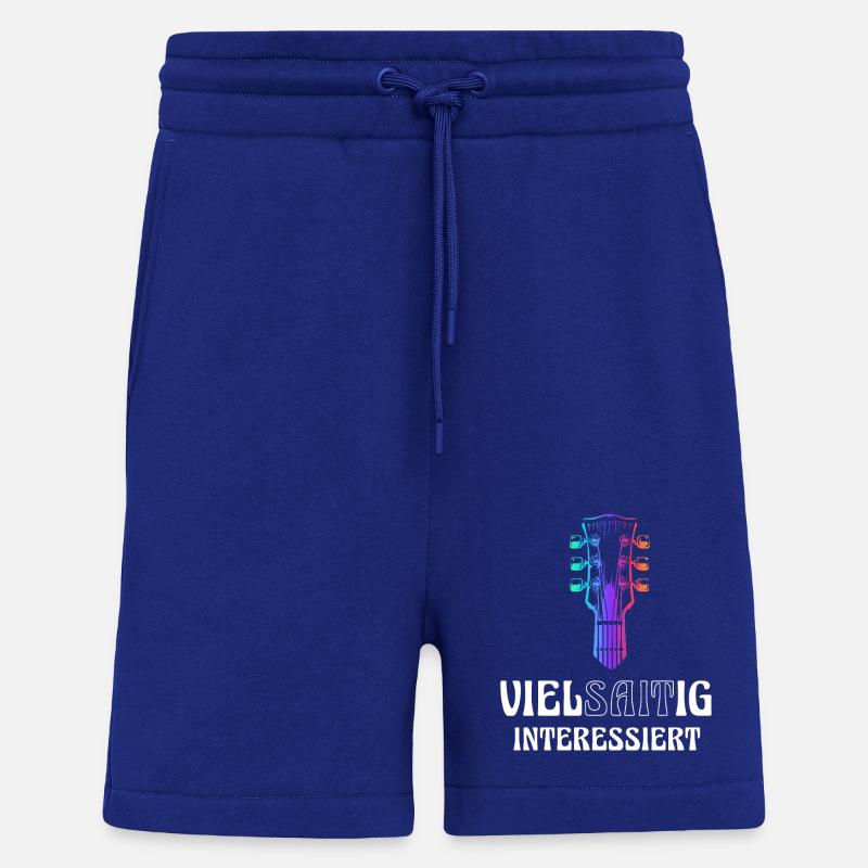 Guitar multi-stringed interested - Shorts - made by SPREAD - Iconic Blue