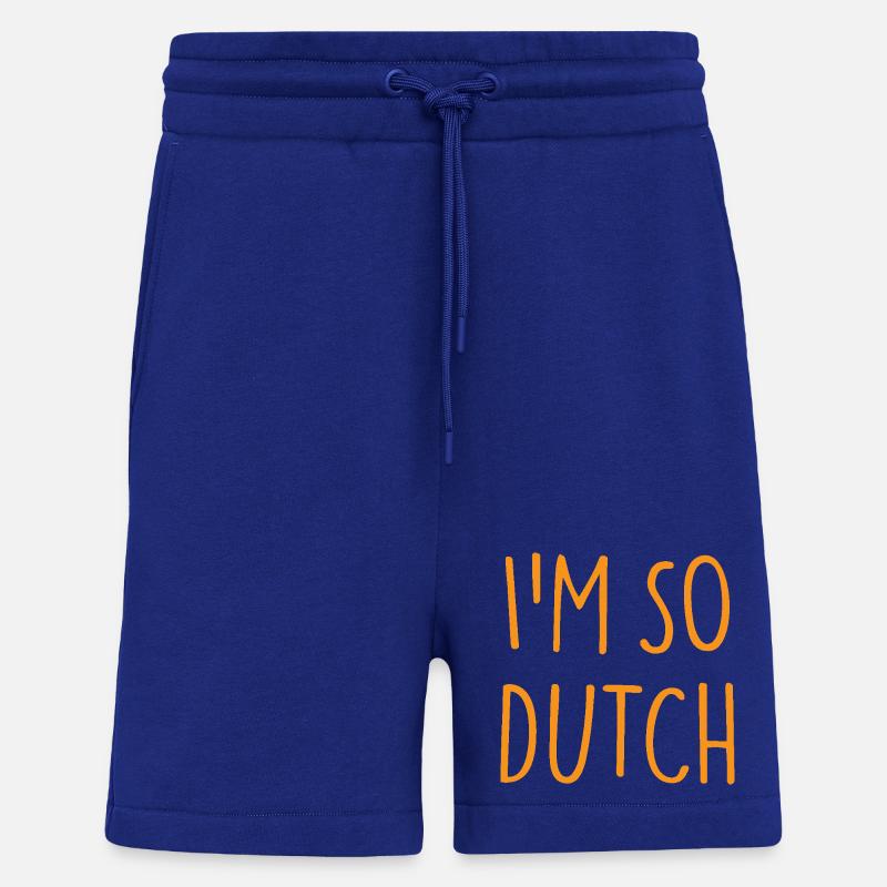 JE SUIS TELLEMENT NÉERLANDAIS Pays-Bas - Short bio décontracté fabriqué en UE - Iconic Blue